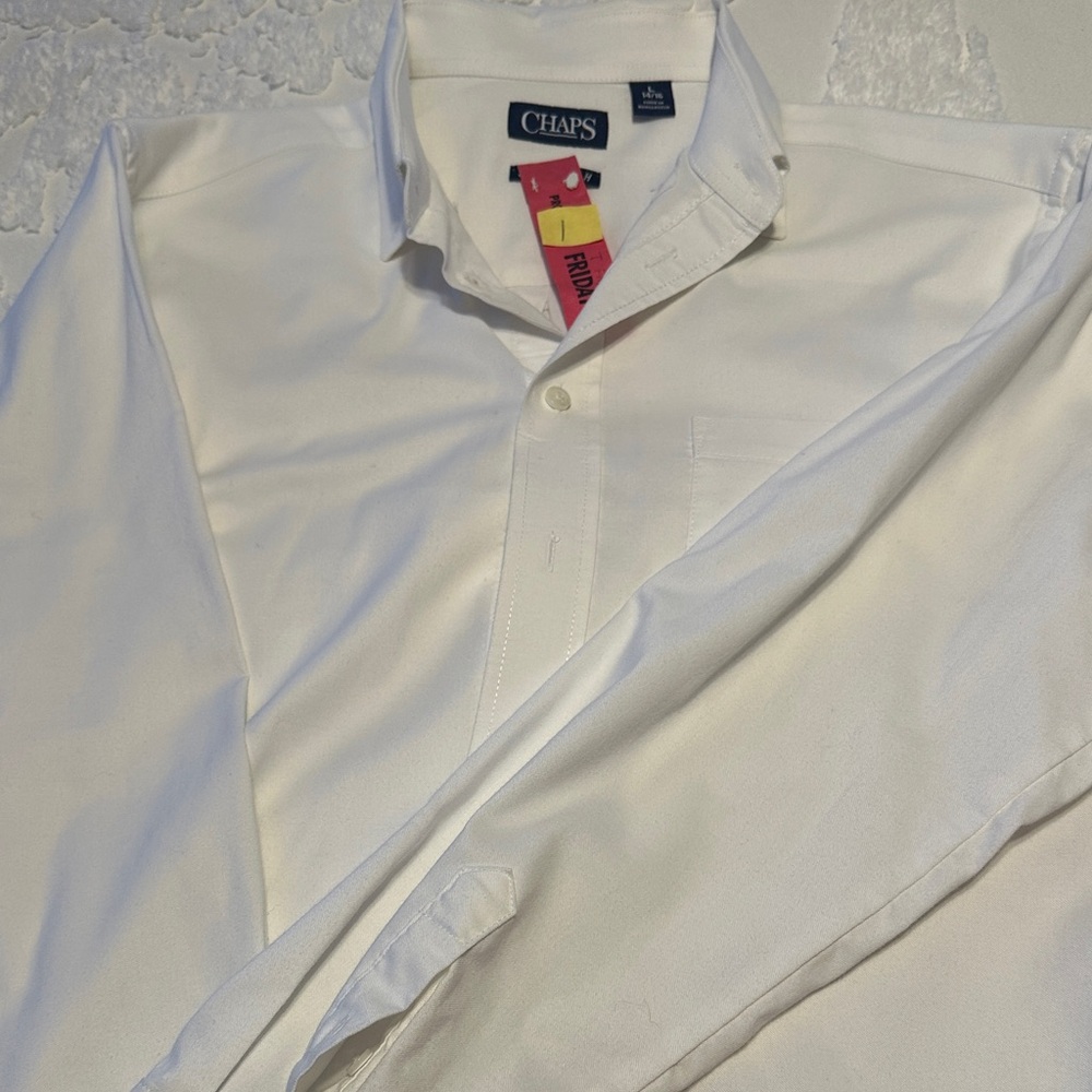 Chaps Classic White Dress Shirt